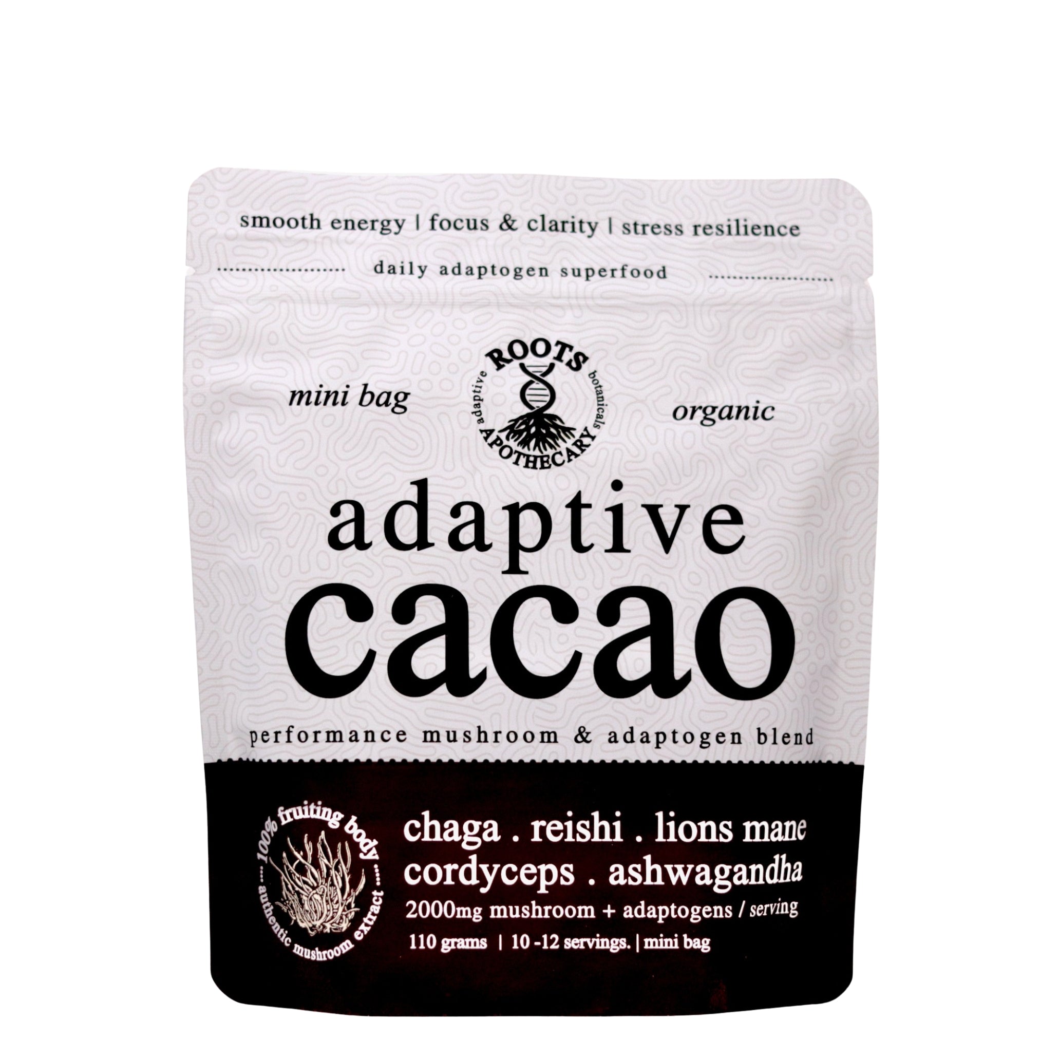 adaptive cacao - mini bags – Roots Apothecary