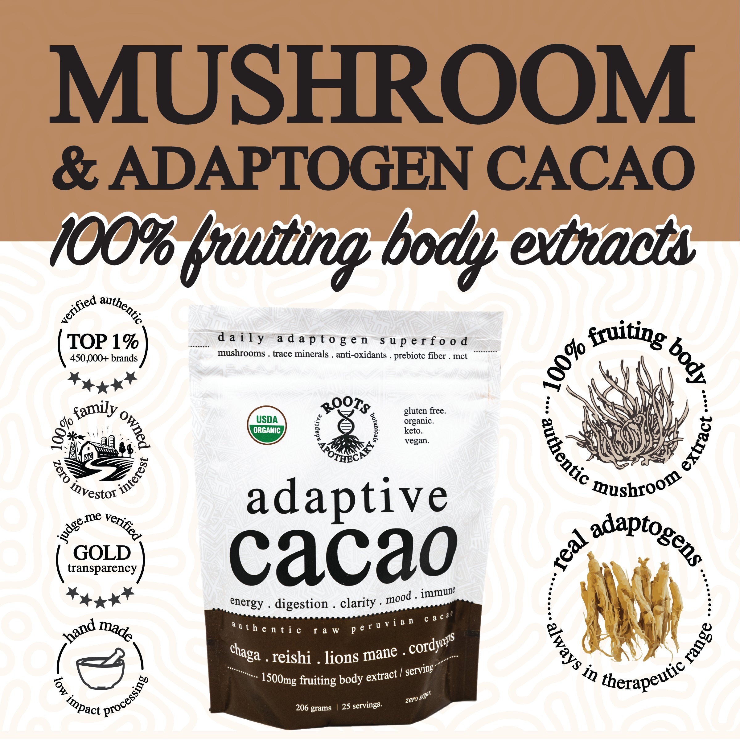 adaptive cacao. performance superfood. – Roots Apothecary