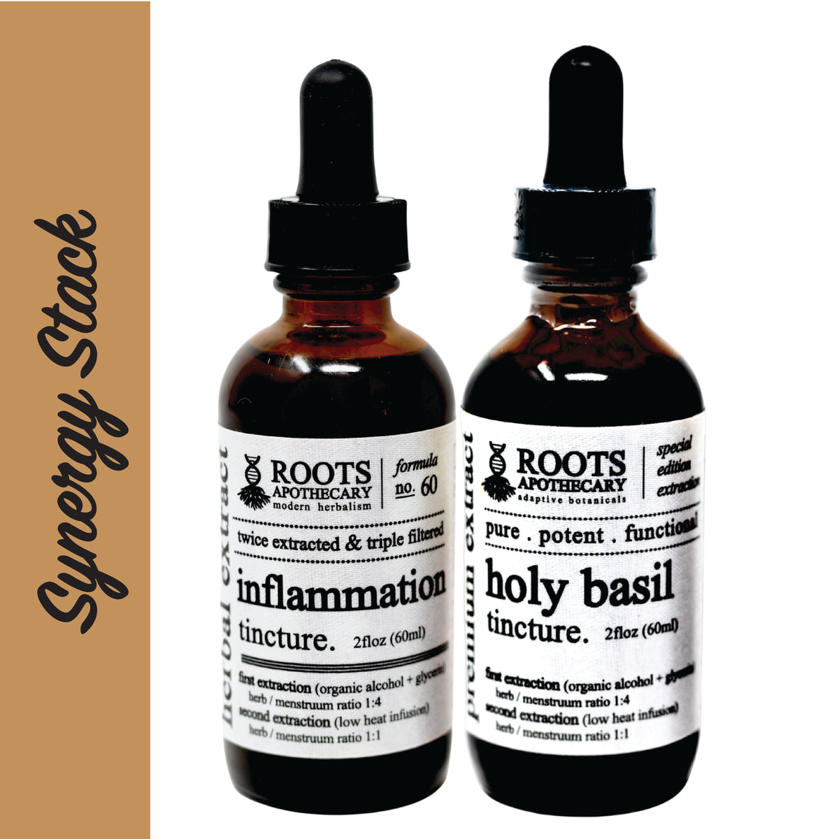 Synergy Stack - Inflammation + nervous system – Roots Apothecary