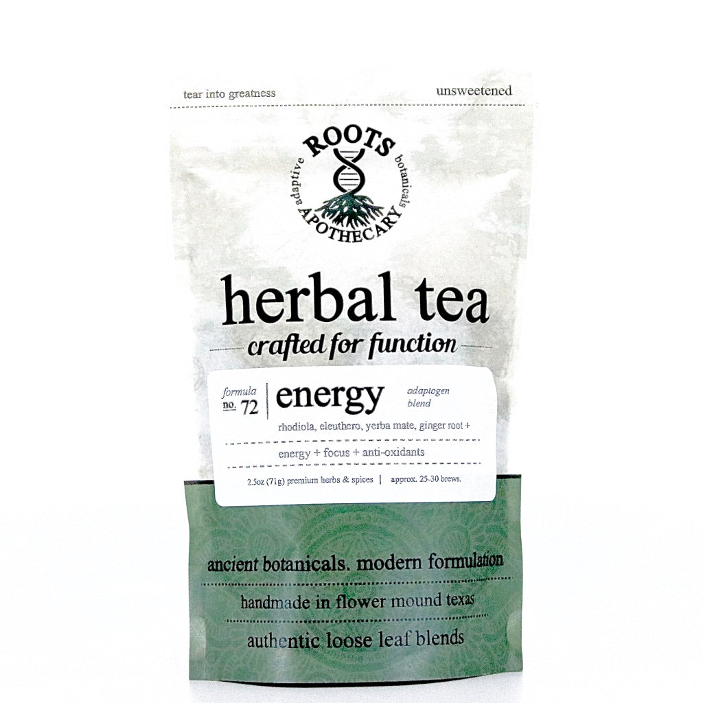 Herbal Tea - Energy Tea - Organic Adaptogenic & Nootropic Blend